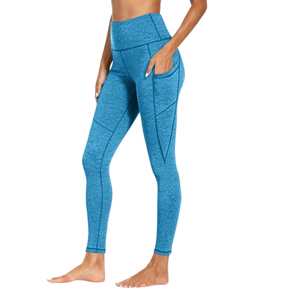 BTDECLAR Women's High Waisted Leggings Quick Dry Workout Running Yoga Pants Casual Soft Stretchy Athletic Gym Tights with Pockets
