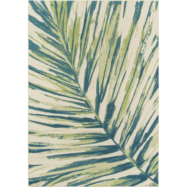 Momeni BAJA0BAJ27GRN2346 2 ft. 3 in. x 4 ft. 6 in. Baja27 Rectangle Area Rug - Green