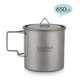 thumbnail image 4 of Ultralight Titanium Cup Outdoor Portable Camping Picnic Water Cup Mug with Foldable Handle 300ml / 350ml / 450ml / 550ml / 650ml / 750ml, 4 of 5