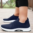 thumbnail image 2 of Dakaela Mens Hands Free Slip on Shoes Lightweight Walking Sneakers Mesh Breathable Casual Shoes Blue 10, 2 of 5