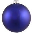 thumbnail image 2 of Vickerman 8" Cobalt Matte Ball Ornament, 2 of 2