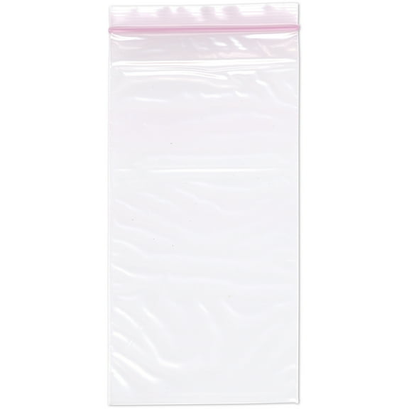 Plymor 4" x 8" (Pack of 200), 2 Mil Anti-Static Zipper Reclosable Plastic Bags