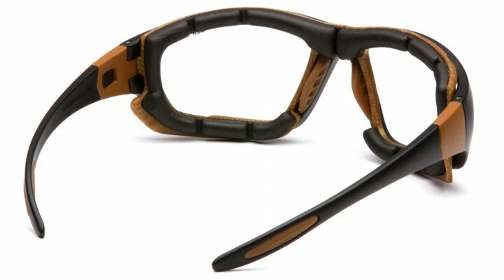 CIRCLE- Carhartt Clear Anti Fog Padded Shooting Safety Glasses Ansi Z87+ Work Eyewear