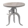 thumbnail image 3 of Carolina Table d'Appoint Réglable Regan en Blanc Lavé, 3 of 10