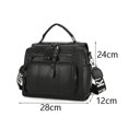thumbnail image 5 of Mochila multifunción para mujer, bolso escolar para adolescentes, de cuero, para viaje, 5 of 5