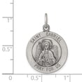 thumbnail image 2 of FJC Finejewelers Sterling Silver Antiqued Saint Gabriel Medal Pendant Necklace - Chain Included, 2 of 3