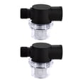 thumbnail image 1 of tssuouriy 2PCS 1/2Inch Twist-On Pipe Water Pump Strainer Npsm Inlet/Outlet with 50 Mesh Stainless Steel Filter Screen for RV Marine Strainer Functional, 1 of 6