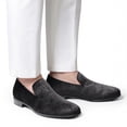 thumbnail image 6 of Bruno Marc Men's Dress Loafers Velvet Tuxedo Slip-on Shoes Wedding Party Red Bottom for Male, 6 of 7