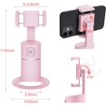 thumbnail image 3 of Soporte Para Teléfono Móvil 360 Seguimiento Inteligente Pan/Tilt Pink Jormftte WMZY-594-2, 3 of 6