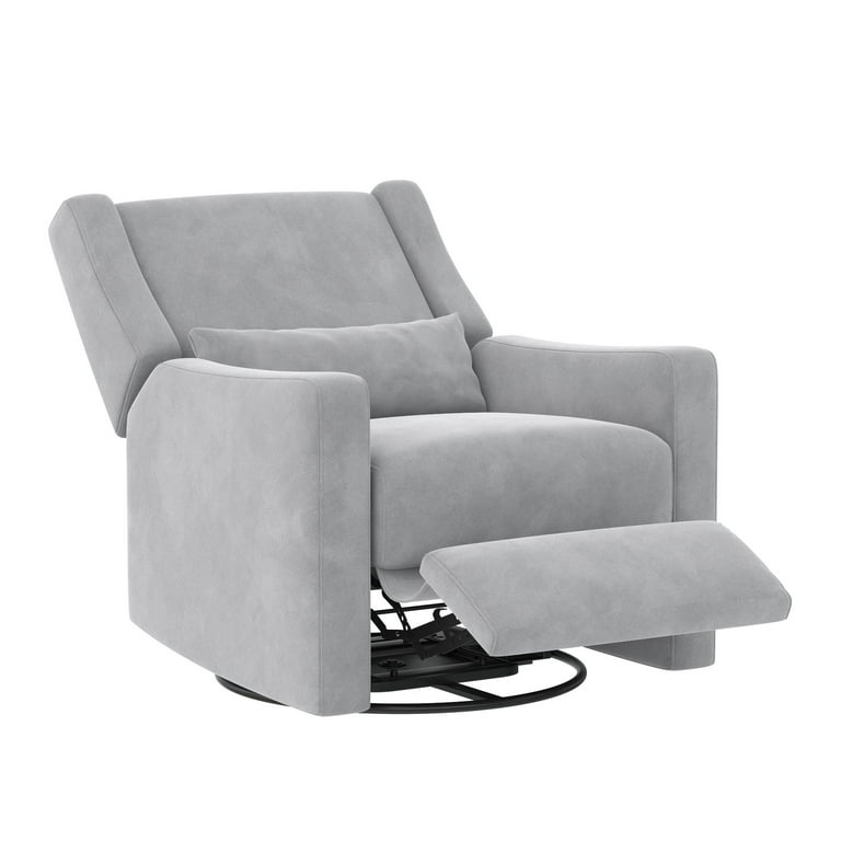 DaVinci Piper Recliner And Swivel Glider In Gray With Cream, 41 OFF