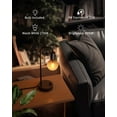 thumbnail image 4 of ONEWISH 15.75" Table Lamps Set of 2 with USB C and A Charging Port Fully Dimmable Bedside Lamp Nightstand Lamps with 2700K Black Gradient Bulb for Living Room Bedroom Dorm, 4 of 6