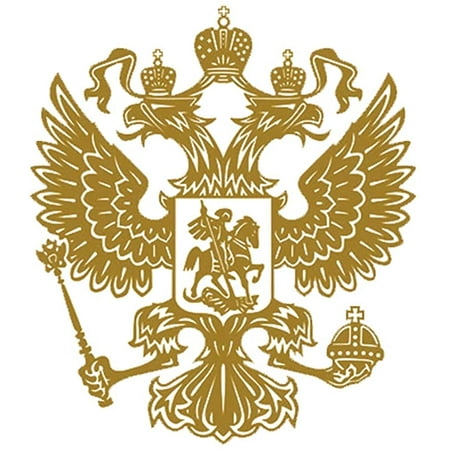 Fortunenine Coat Of Arms Russia Car Sticker Decal Russian Federation Eagle Emblem Canada Fortunenine Coat Of Arms Russia Car, Russian Coat Name