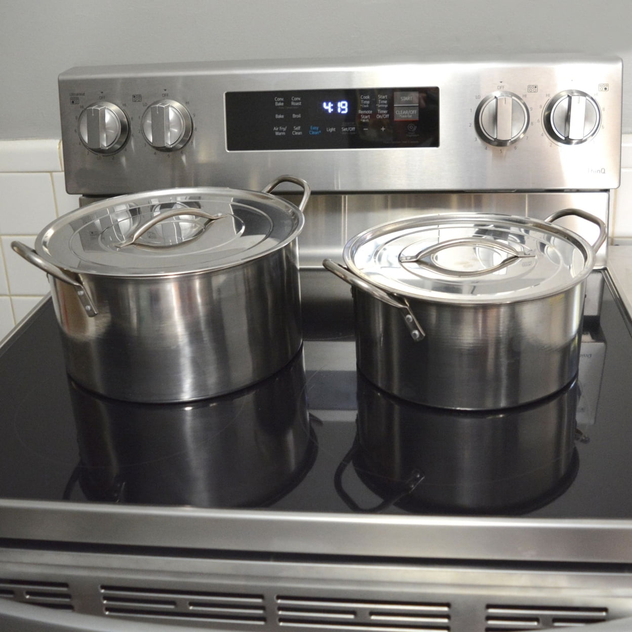 8 Piece Stainless Steel Stock Pot Set