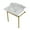 Marble White / Brushed Brass, variant on Kingston Brass LMS30M8SQ7ST Wesselman 30" Carrara Marble Console Sink with Stainless Steel Legs (8-Inch, 3-Hole), Carrara Marble White/Brushed Brass
