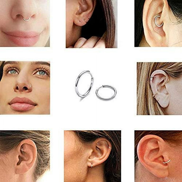 14K Gold Plated Earring Posts W/ Flat Back 6mm 8mm 10mm, Gold Tone