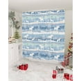 thumbnail image 2 of Christmas Shower Curtain Christmas Winter Cartoon Animal Shower Curtains for Bathroom Decor Snowflake Deer Wolf Christmas Decoration Bath Curtains Sets with Hooks Waterproof, 72x72 in, 2 of 6