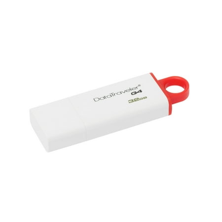 Kingston DataTraveler G4 32GB USB 3.0 Flash Drive - Red
