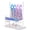 White, variant on Olakee Earring Organizer Holder for Girls, Teens & Women, Arcylic, Wood & Metal, Girls & Women, Modern, Iridescent & White