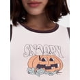 thumbnail image 4 of Peanuts Women's and Women's Plus Size Snoopy Pumpkin Sleep Tank Top, Sizes XS-2X, 4 of 5