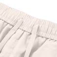thumbnail image 6 of Besolor Men's Plus Size Cargo Shorts Wide Leg Elastic Waist Drawstring Casual Loose Workout Athletic Shorts with Pockets(4X-Large,Beige), 6 of 7