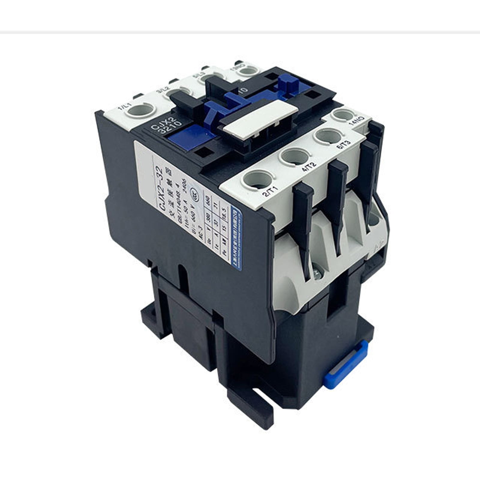 Low Voltages Contactor CJX2-3210 Din Rails Mounted Normal Open Contactor For Motor Control Efficient Heat Dissipation