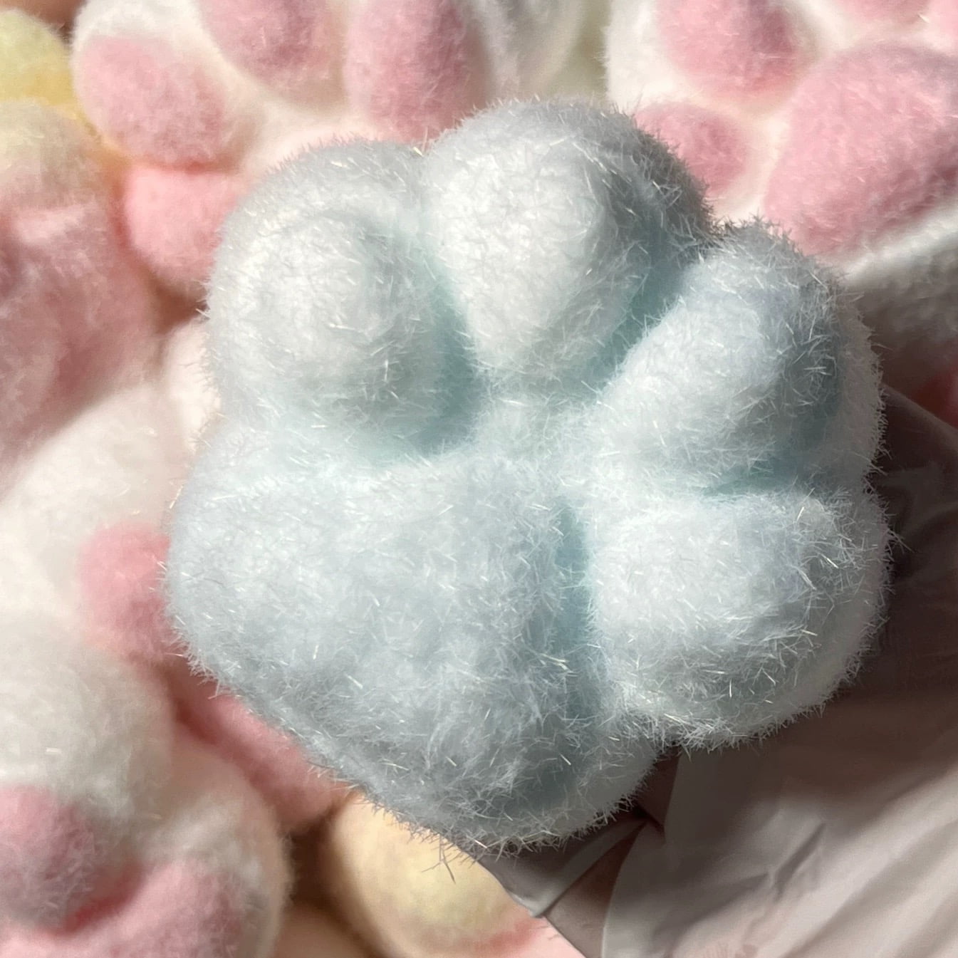 Extra-Large Cat Paw Squishy Toy, Food-Grade Silicone Super Soft Stress Relief Fidget Toys for Kids & Adults, Christmas Stocking Stuffer Gift, ASMR Sensory Squeeze Toy