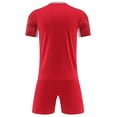 thumbnail image 4 of Amidoa Girls 2 Piece Outfits Summer Clothes Short Sleeve Cute Floral Print T-Shirt and Casual Shorts Kids Clothing Sets Red Size 16, 4 of 5