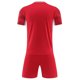 thumbnail image 5 of Odeerbi Conjunto de Uniformes de Entrenamiento de Fútbol de Malla de Niños Y Niñas Color Sólido Pantalones Cortos de Camiseta de Manga Corta Conjunto Atlético Seco Rápido Para 1-12 Años, 5 of 5