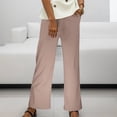 thumbnail image 4 of SIYUDAN Womens Pants Casual Pants BrownAdult Pants Women Womens Comfy Pants Wide Leg Pants With Pockets Women Fall Pants, 4 of 6