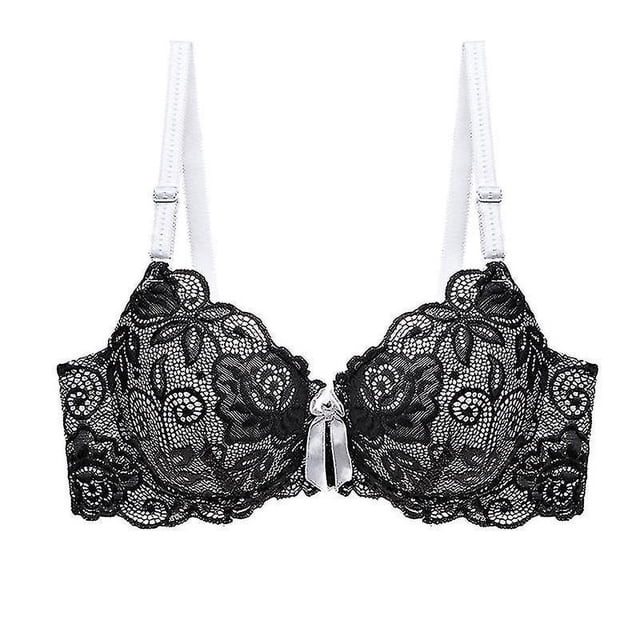 Sujetadores de encaje de talla grande para mujer, lencería sexy, sujetador súper push up, ropa interior femenina BC