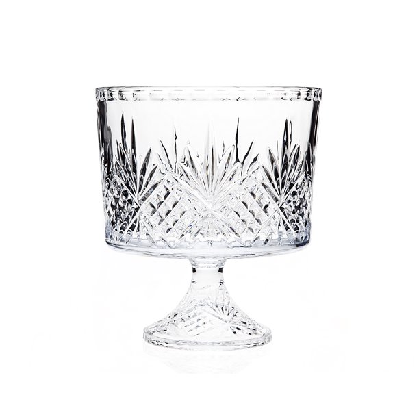 Dublin Crystal Dessert Trifle Bowl 143oz