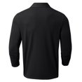 thumbnail image 4 of Hauaitttt Lightweight Mesh Zip Long Sleeve Tee for Men – Breathable Ice Silk Athletic Style Comfortable Fit and Quick Drying T Shirts plus Size Men, 4 of 5