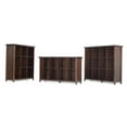 thumbnail image 4 of Acadian SOLID WOOD 57 inch Wide Transitional 8 Cube Storage Sofa Table in Brunette Brown, 4 of 6