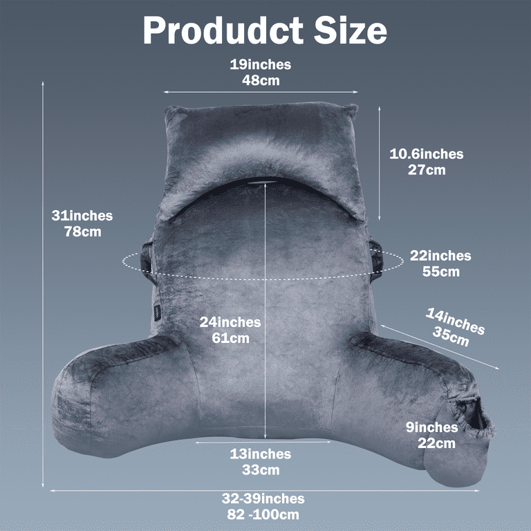 VAVSEA Reading Pillow, Extra Large 31 Inch Back Support photo 3