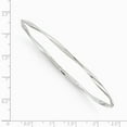 thumbnail image 2 of Leslie's Real 14kt White Gold Polished Twisted Slip-on Bangle; for Adults and Teens; for Women and Men, 2 of 2