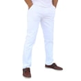 thumbnail image 2 of Pantalón de gabardina stretch John Silver  Corte recto color blanco, 2 of 5