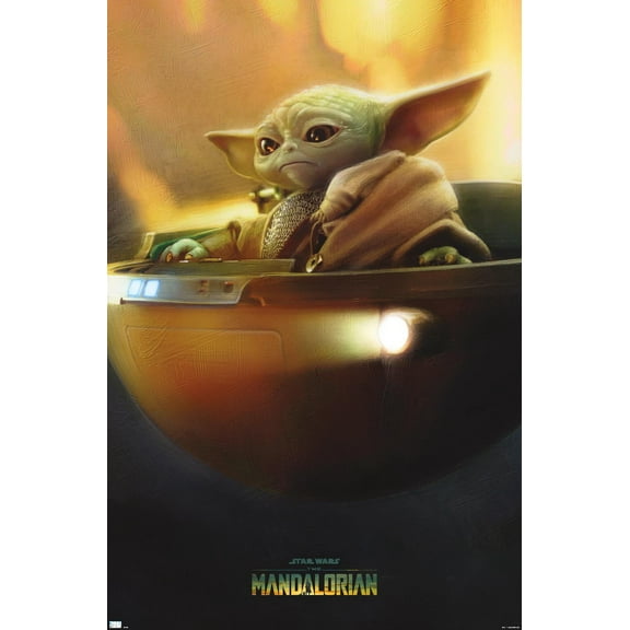 Star Wars: The Mandalorian Season 3 - Grogu in Pod Wall Poster, 22.375" x 34"