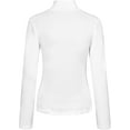thumbnail image 2 of NANAHuang Womens Slim Fitted Mock Turtleneck Lightweight Long Sleeve Shirts Base Layer Tops, 2 of 7