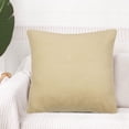 thumbnail image 2 of Unique Bargains 2Pcs Soft Viscose Velvet Decorative Throw Pillowcases 24"x24" Nude, 2 of 8