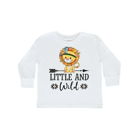 

Inktastic Little and Wild Tribal Lion Gift Toddler Boy or Toddler Girl Long Sleeve T-Shirt