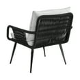 thumbnail image 5 of Andover All-Weather Outdoor Conversation Set with Two Rope Chairs and 18" H Cocktail Table, 5 of 7