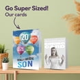 thumbnail image 3 of Tarjeta de felicitación con diseño de globo aerostático para cumpleaños número 20 de Giftzie Son, 3 of 7