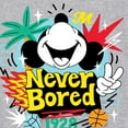 thumbnail image 3 of Mickey & Friends - Never Bored - Men's Long Sleeve T-Shirt, 3 of 5