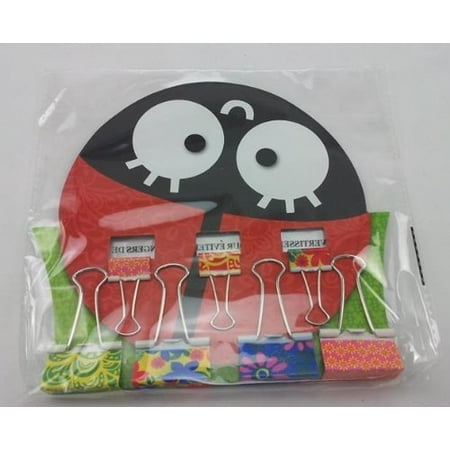 Lady Bug Binder Clips For Paper School Supplies Party Ideas 7 Per