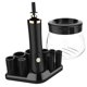 thumbnail image 1 of Limpiador y secador de brochas de maquillaje, cepillo giratorio automático Limpieza profunda y rápida en segundos para todas las brochas con 8 collares de goma Vhermosa FLD-4133, 1 of 4