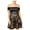 black, variant on Sequin Hearts Womens Flocked Fit & Flare Dress, Black, Juniors, 11