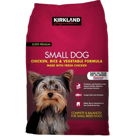 Kirkland Signature Small Formula Chicken & Vegetable Dog Food 20 (Best Dog Food For Big Dogs)
