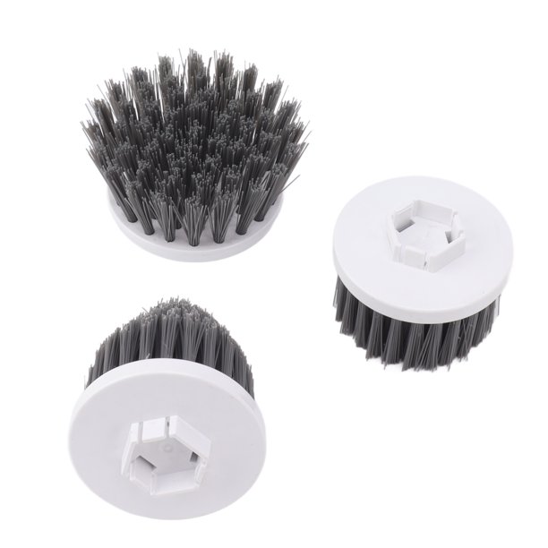 Cabezal De Fregado Eléctrico Giratorio De 3 Uds, Cabezal De Repuesto Para Cocina, Cepillo De Limpieza Para Baño, Cepillo De Fregado Para Baño, Cepillo
