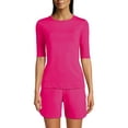 thumbnail image 3 of Lands' End Women's Crew Neck Rash Guard UPF 50 Sun Protection Swim Tee, 3 of 3
