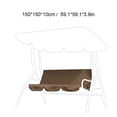 thumbnail image 2 of LYUMO Courtyard Garden Swing Hammock 3-Seat Cover Waterproof Fabric Protection Cover 150x150x10cm, 2 of 8